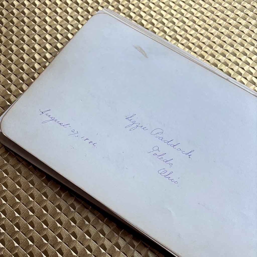 Pages from an 1800s Autograph Book