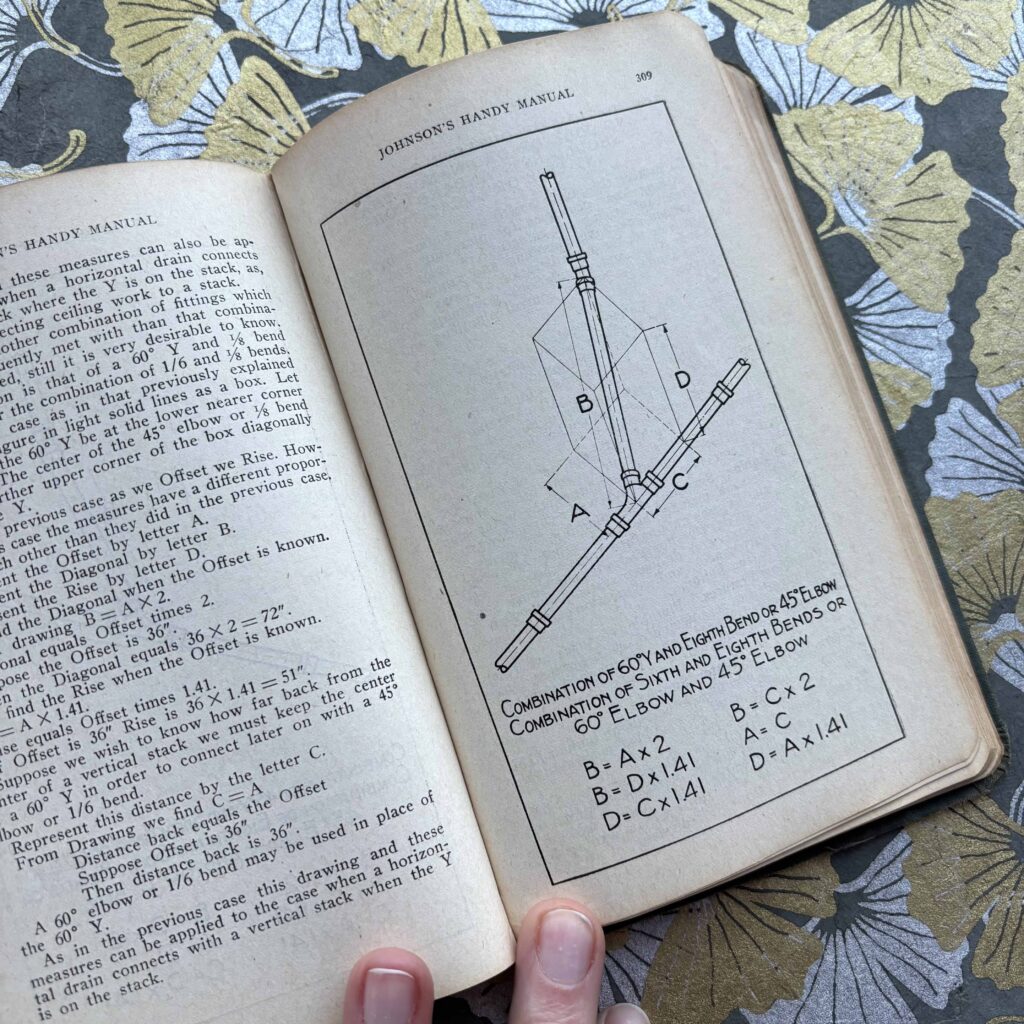 A copy of an old book called Johnson's Practical Book for Practical Men