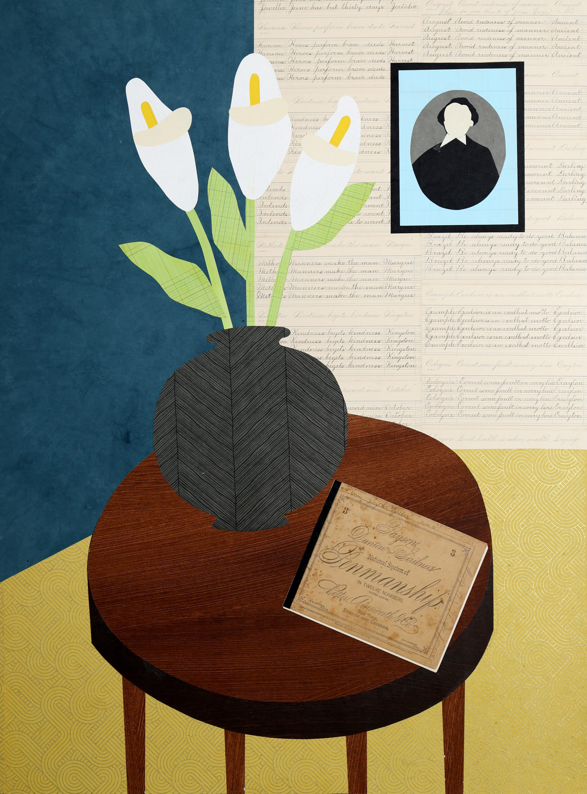 a collage called Manners Make the Man by Emily Krill