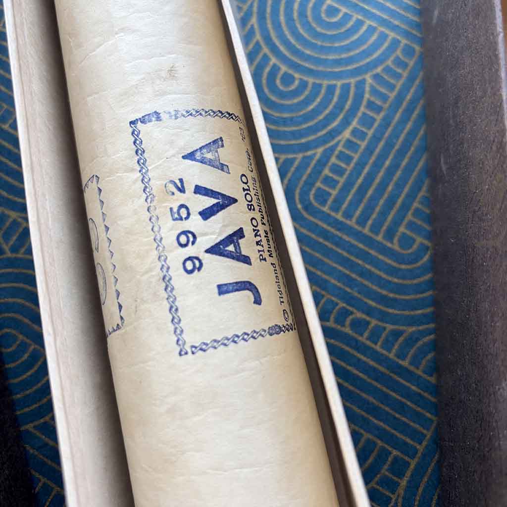 a roll of player piano paper