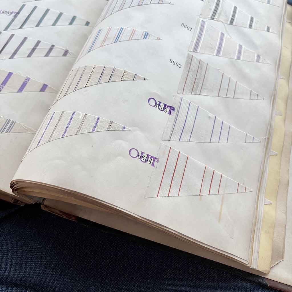 A 1936 Shirtings Custom Sample Book