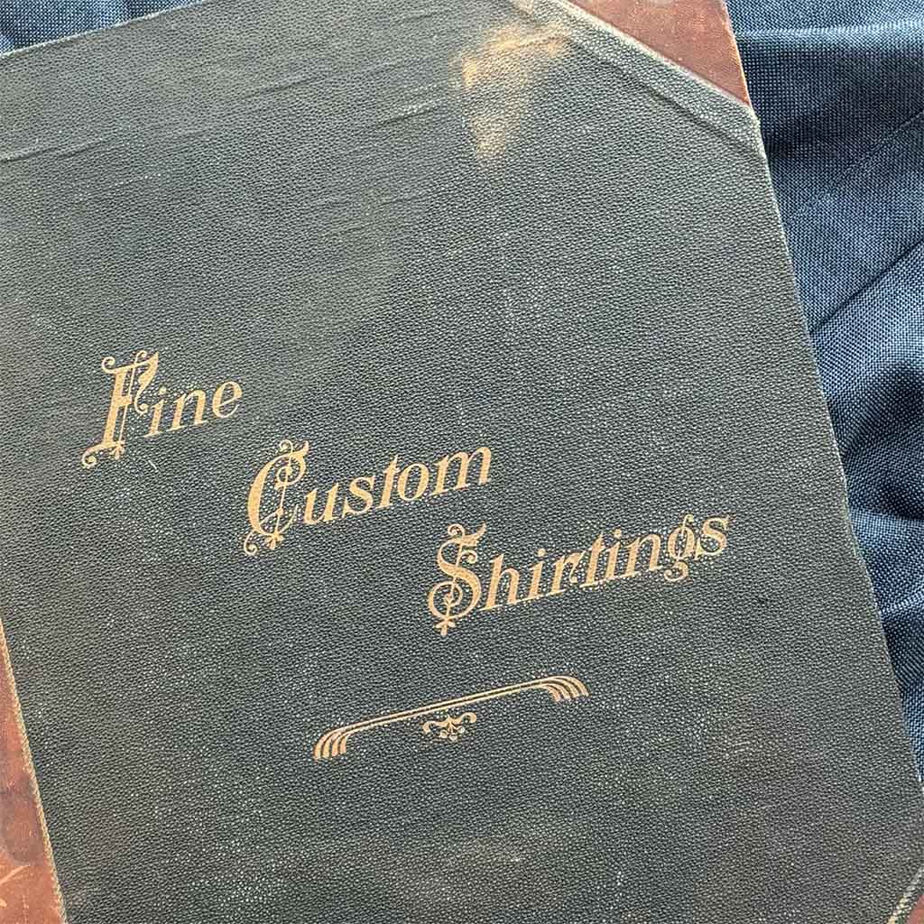 A 1936 Shirtings Custom Sample Book