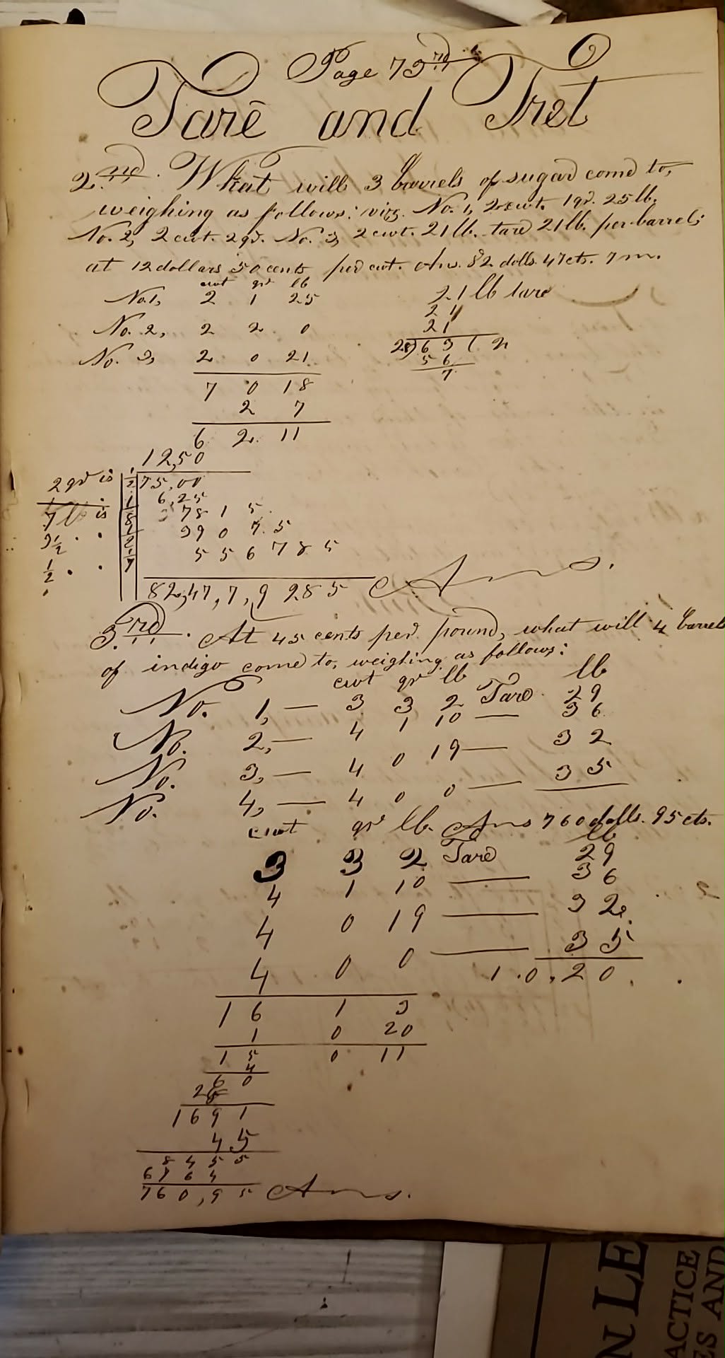 detail of an 1800s Workman's Cypher