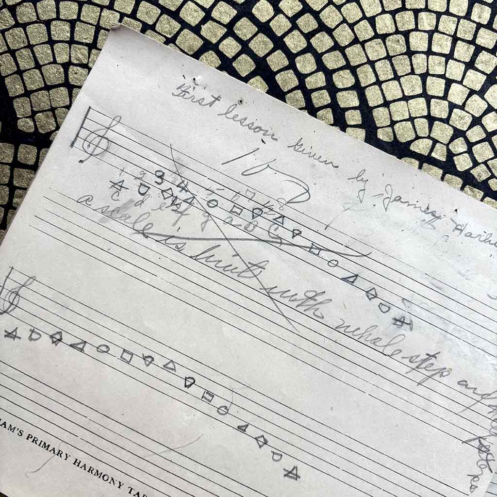 a sheet of early-20th-century musical notation