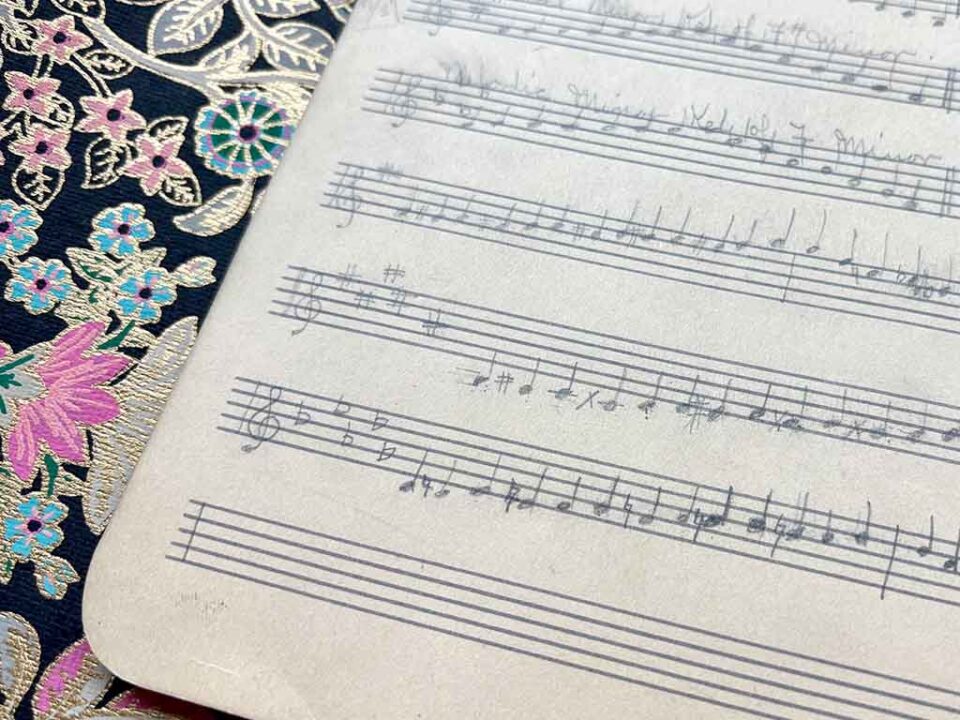 a sheet of early-20th-century musical notation