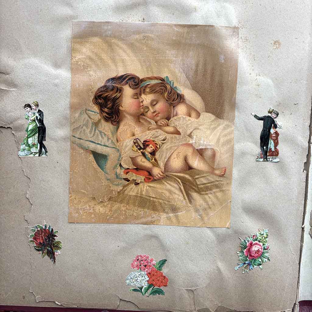 detail from a Victorian Scrapbook