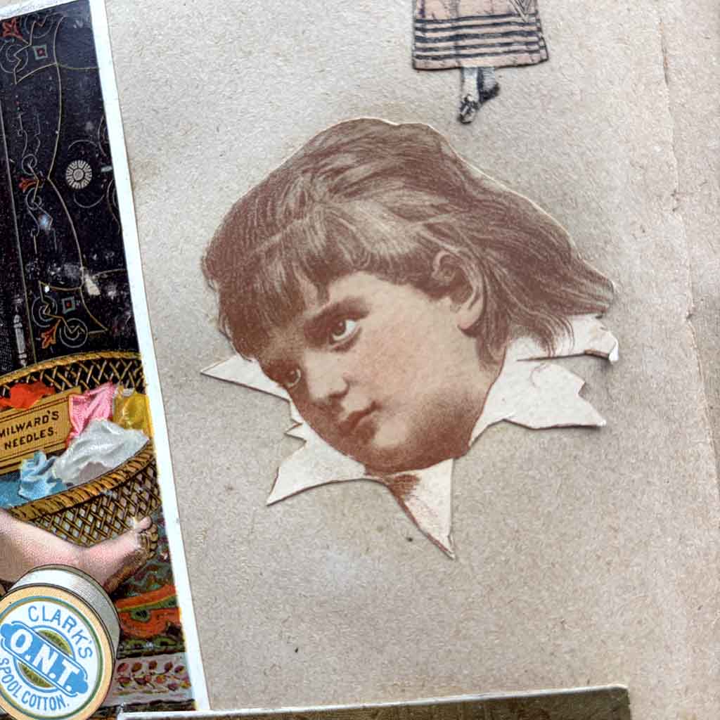 detail from a Victorian Scrapbook