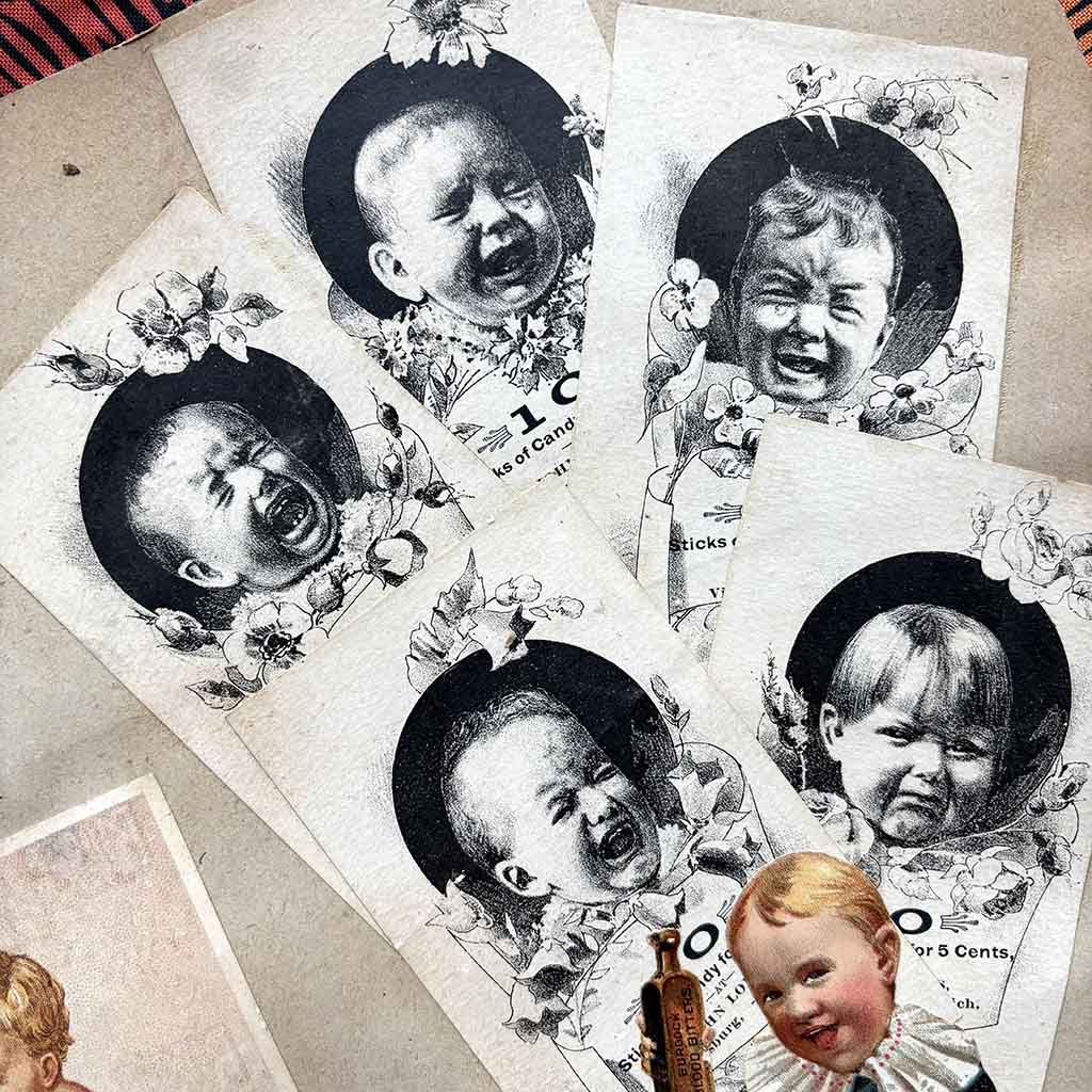 detail from a Victorian Scrapbook