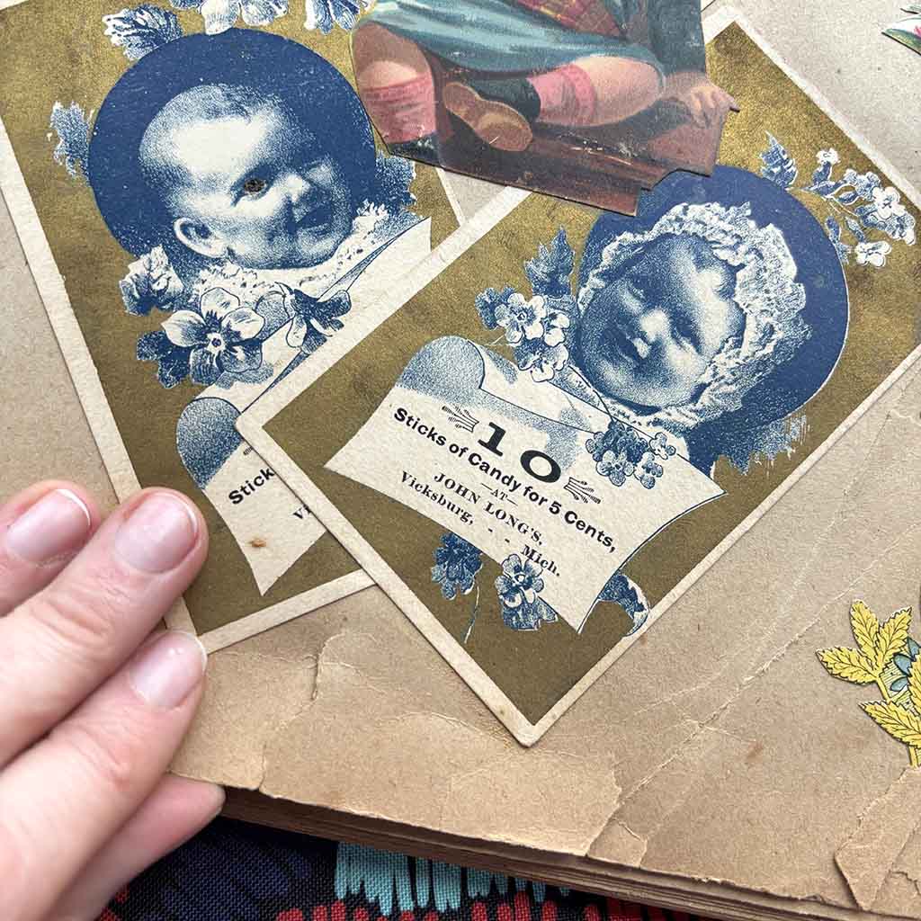 detail from a Victorian Scrapbook