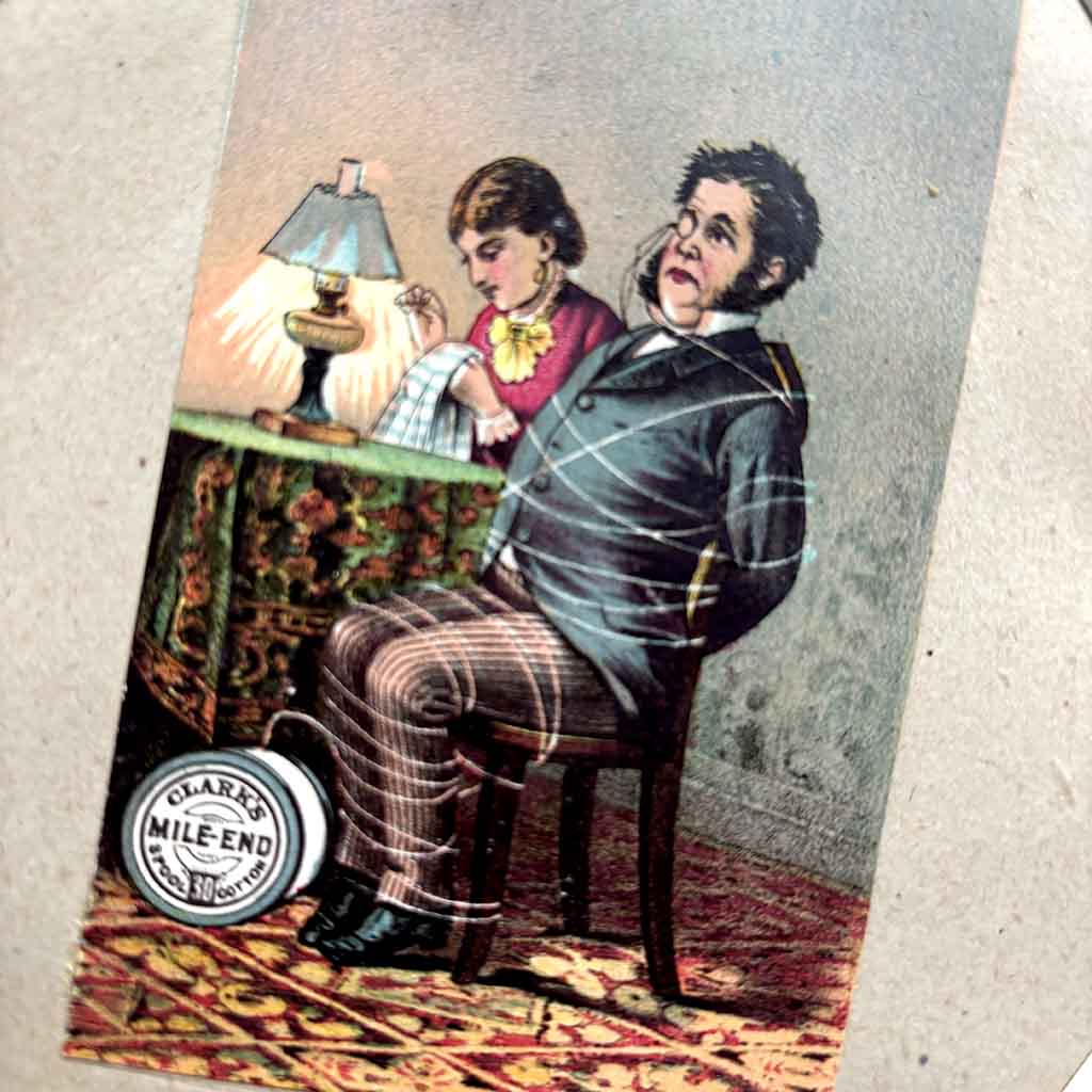 detail from a Victorian Scrapbook