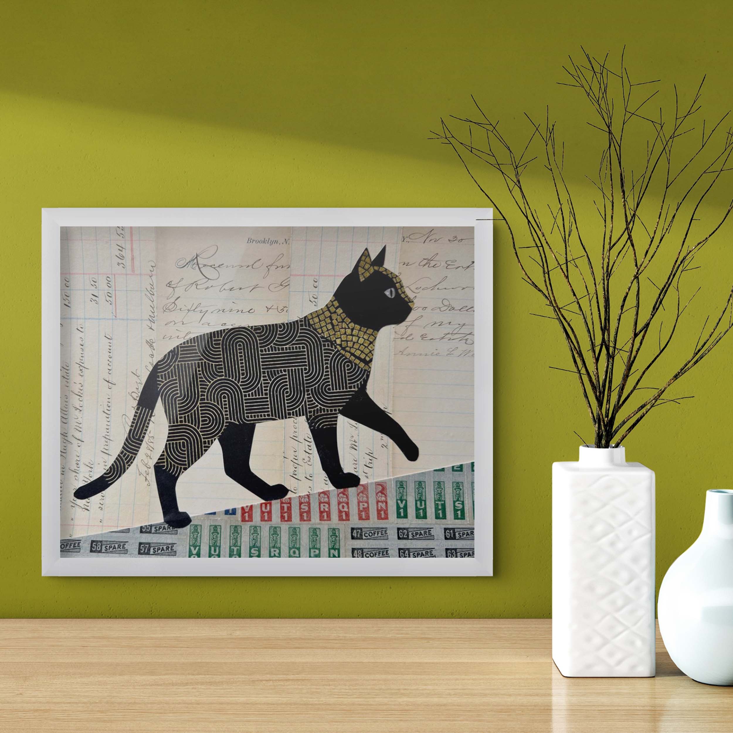 Brooklyn Estate | Framed 8x10 inch Cat Print - Image 5