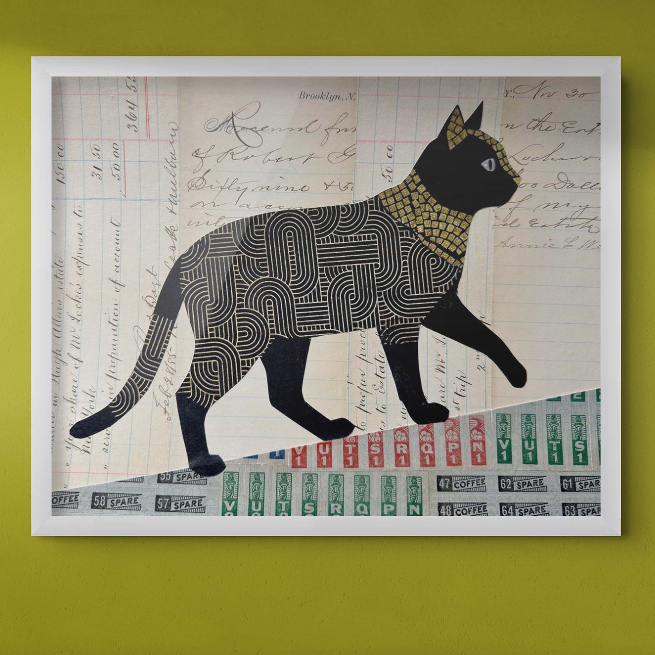 Brooklyn Estate | Framed 8x10 inch Cat Print